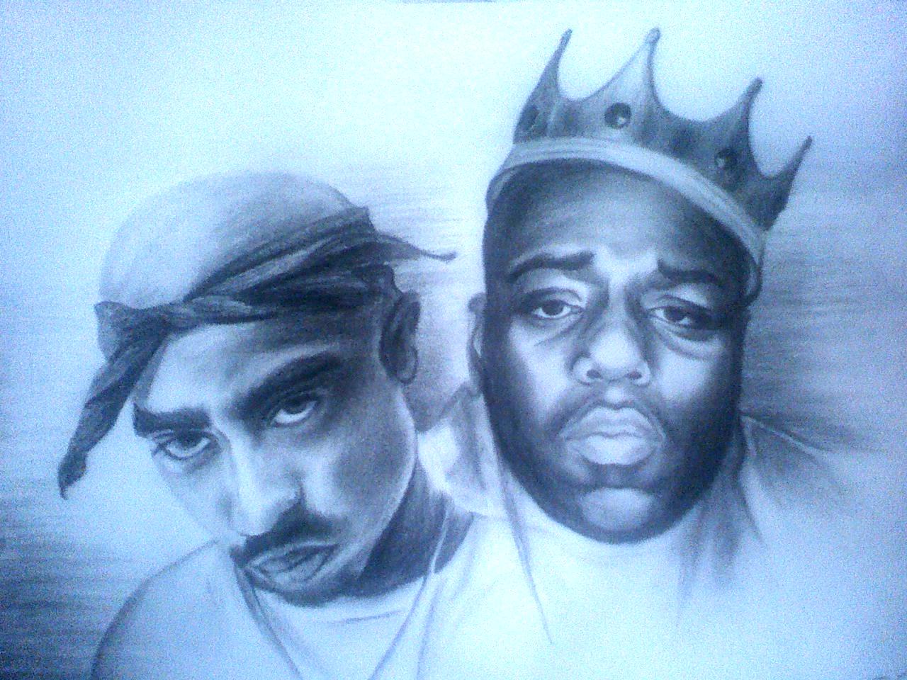 Notorious Big And Tupac Together Notorious big on tupac