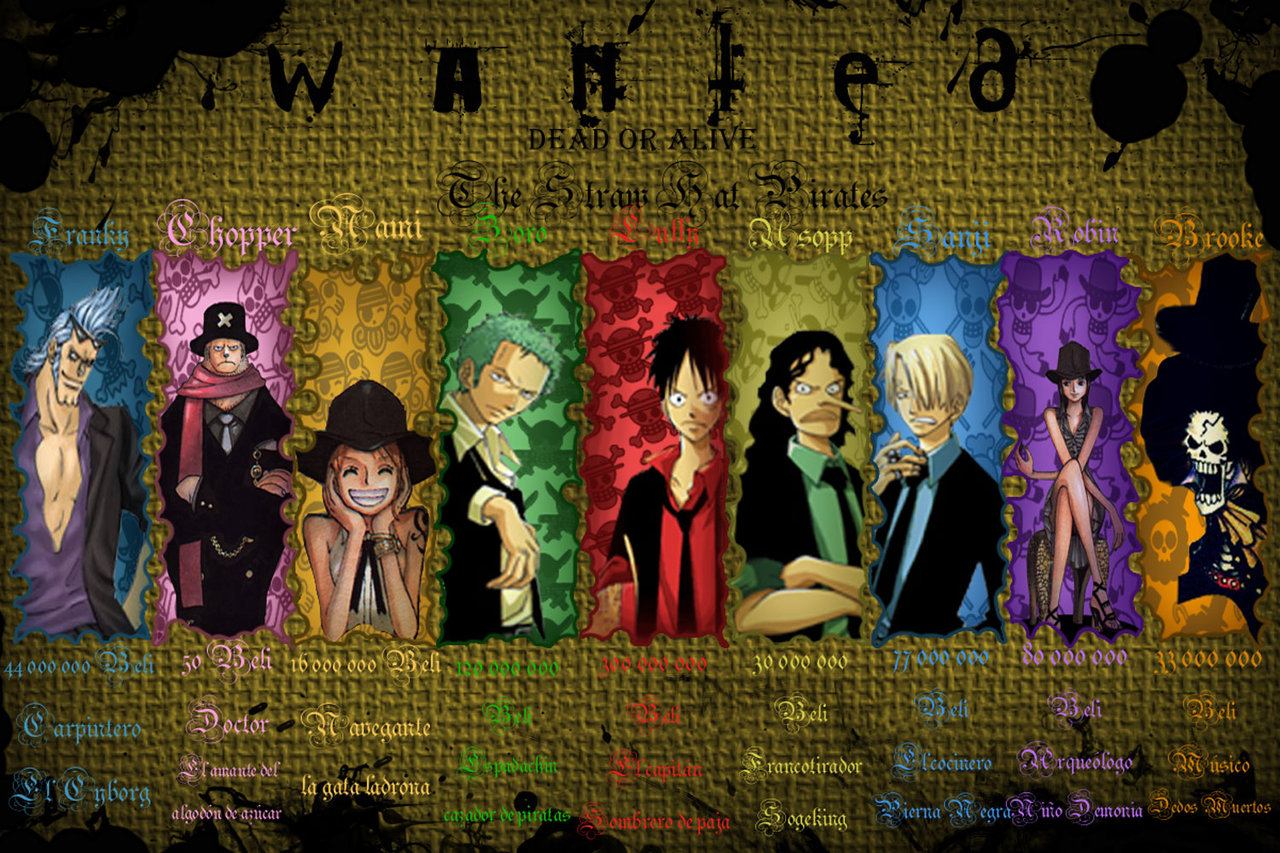 One Piece Wanted By Shetska