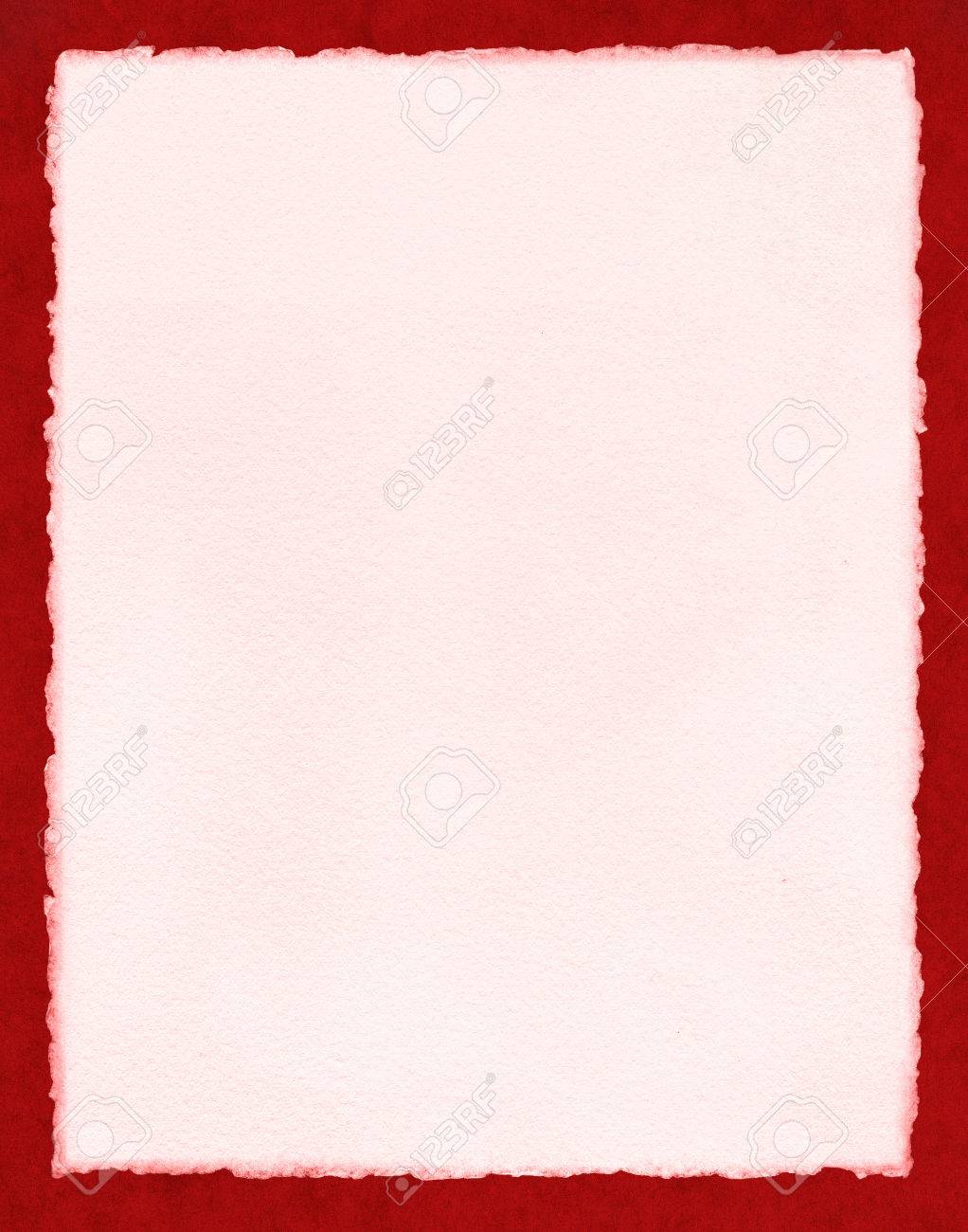 Free download Light Pink Watercolor Paper With True Deckled Edges On A