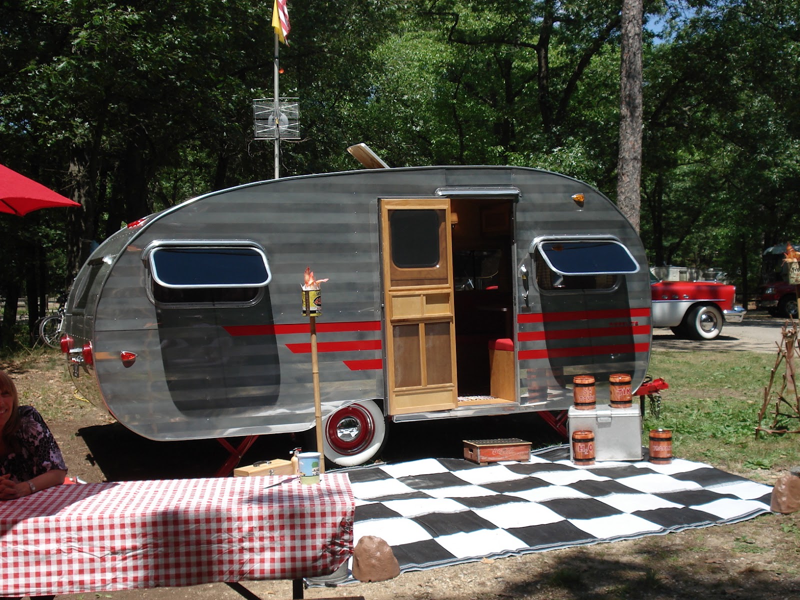 Vintage Travel Trailer Camper Pc Android iPhone And iPad Wallpaper