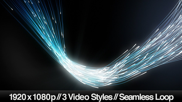 VideoHive Thin Fiber Optic Cables Concept Background Loop 4945370