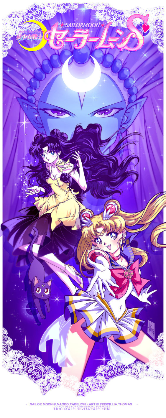 Sailor Moon And Human Luna By Tholiaart