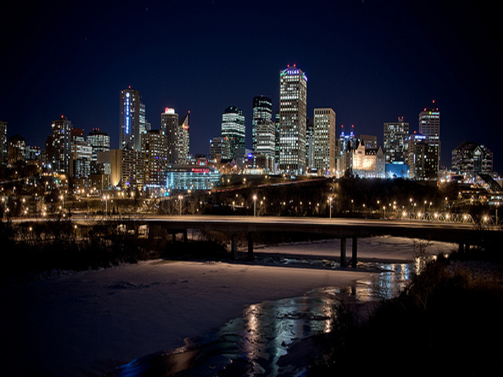 Edmonton Skyline Wallpaper