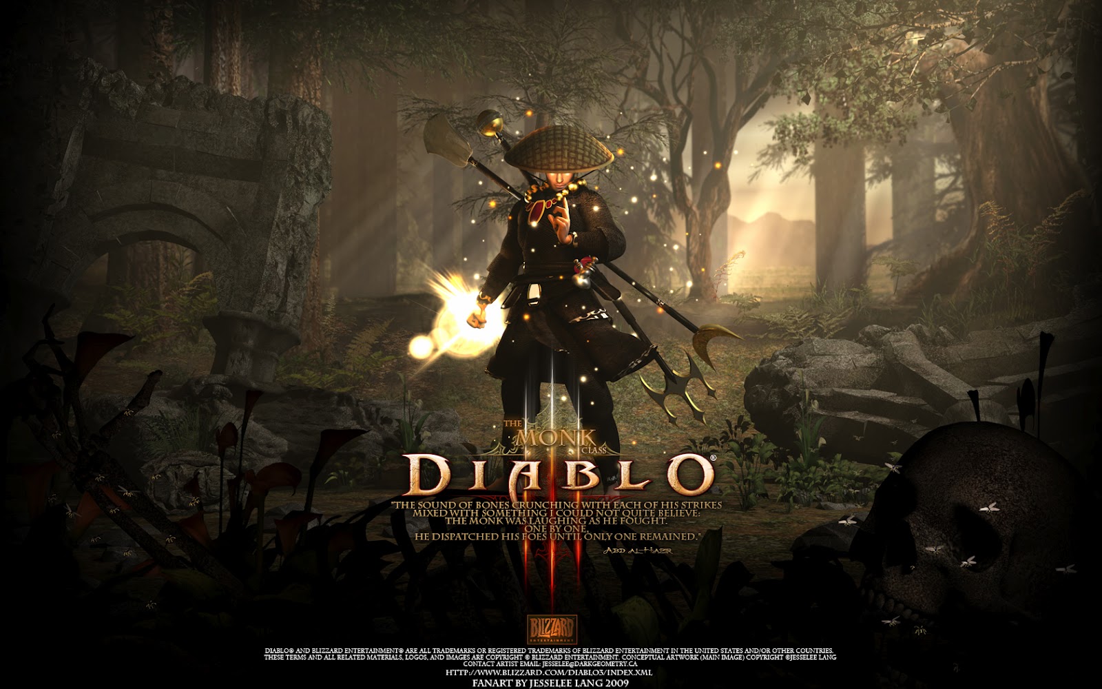 Wallpaper Diablo Character