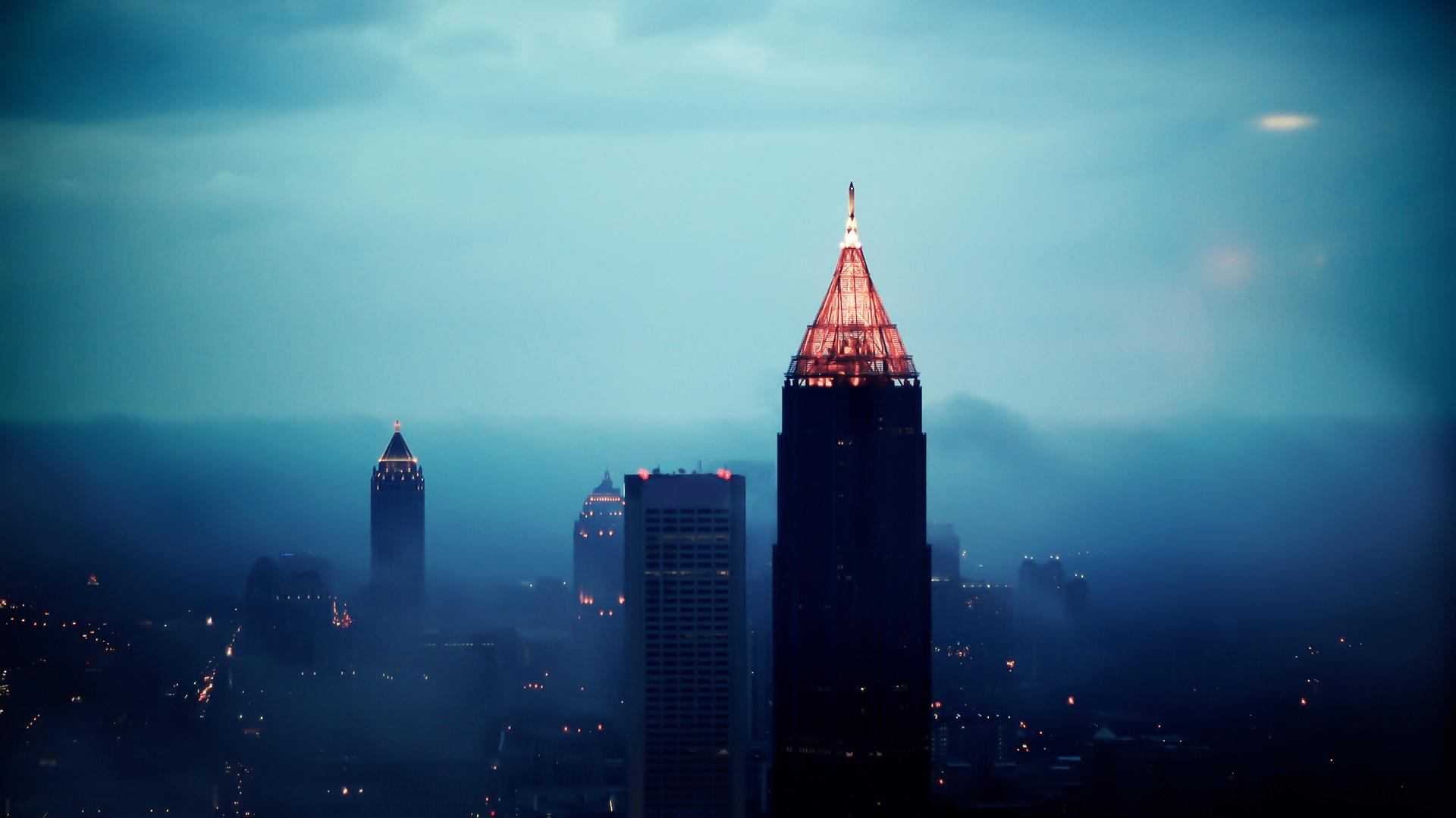 HD Atlanta Skyline Wallpaper Net