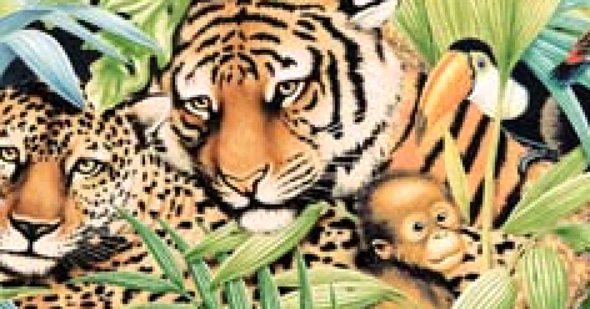 Free download Tan Black Animal Print Wallpaper Border [1200x630] for