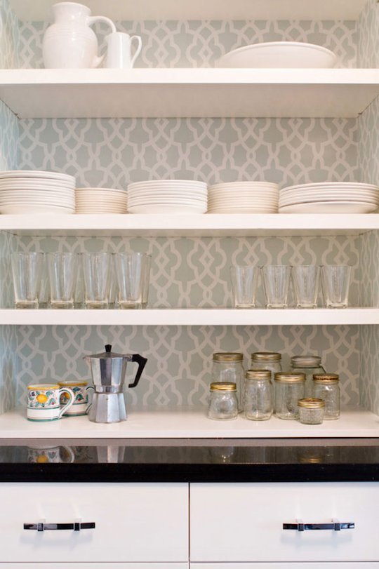 Clever Ways to Customize Kitchen Cabinets With Contact Paper 540x811