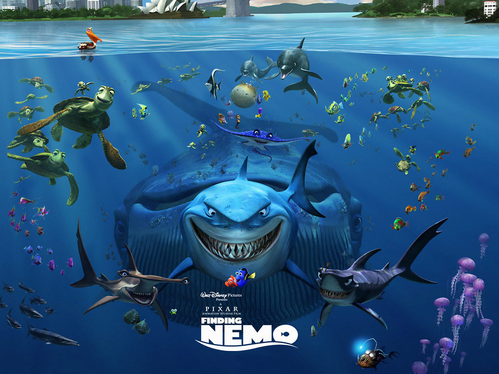 Finding Nemo 3d Cartoon Wallpaper HD
