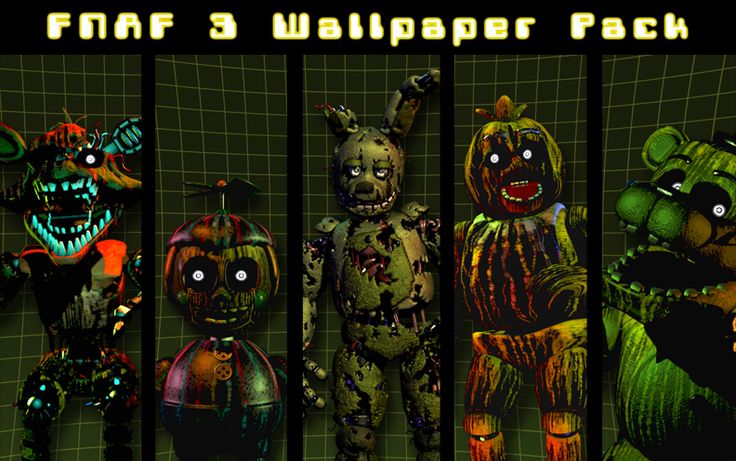 Spring Trap Fnaf R63 Wallpaper Pack By Xquietlittleartistx On