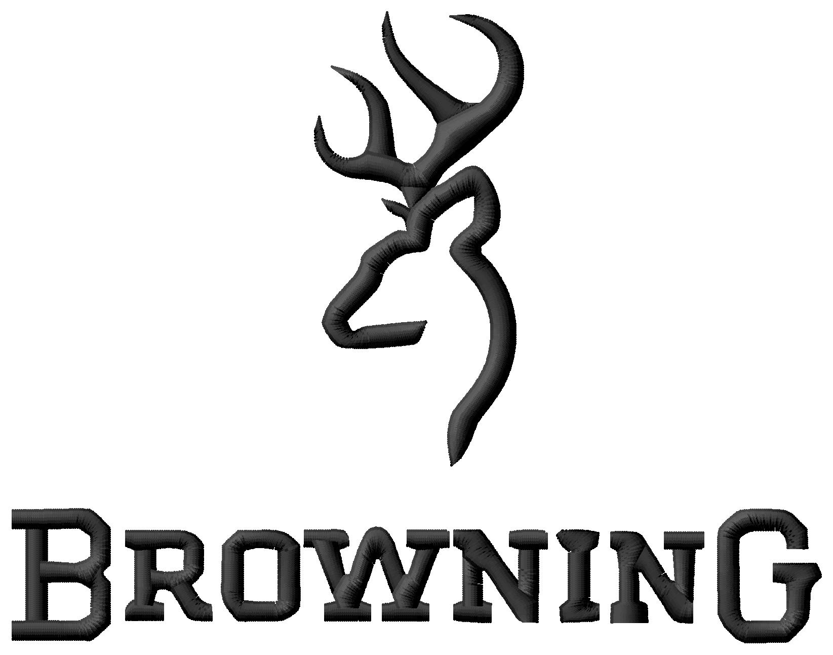 Browning Logo Wallpaper Embroidery