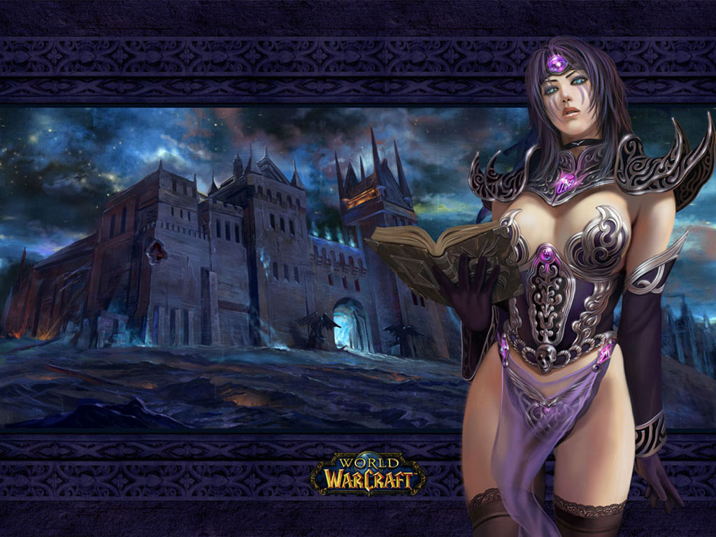 world of warcraft wow wallpaper background desktop female woman girl 1024x768