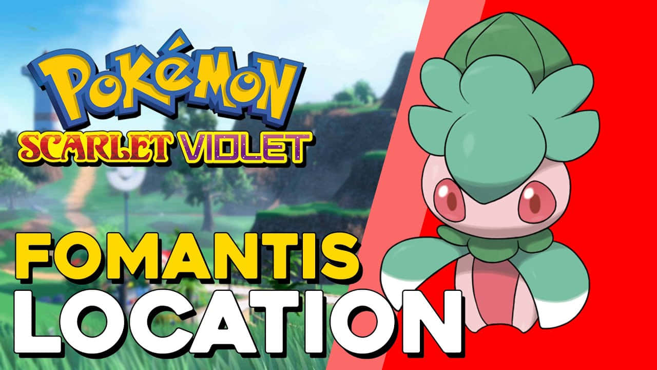 Fomantis Scarlet Violet Pok Mon Wallpaper
