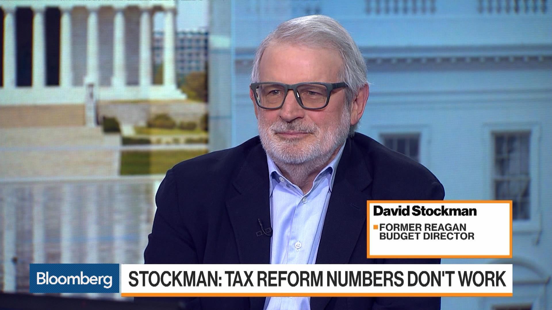 Watch Ex Budget Director Stockman Says Trump Tax Cuts Will Cause