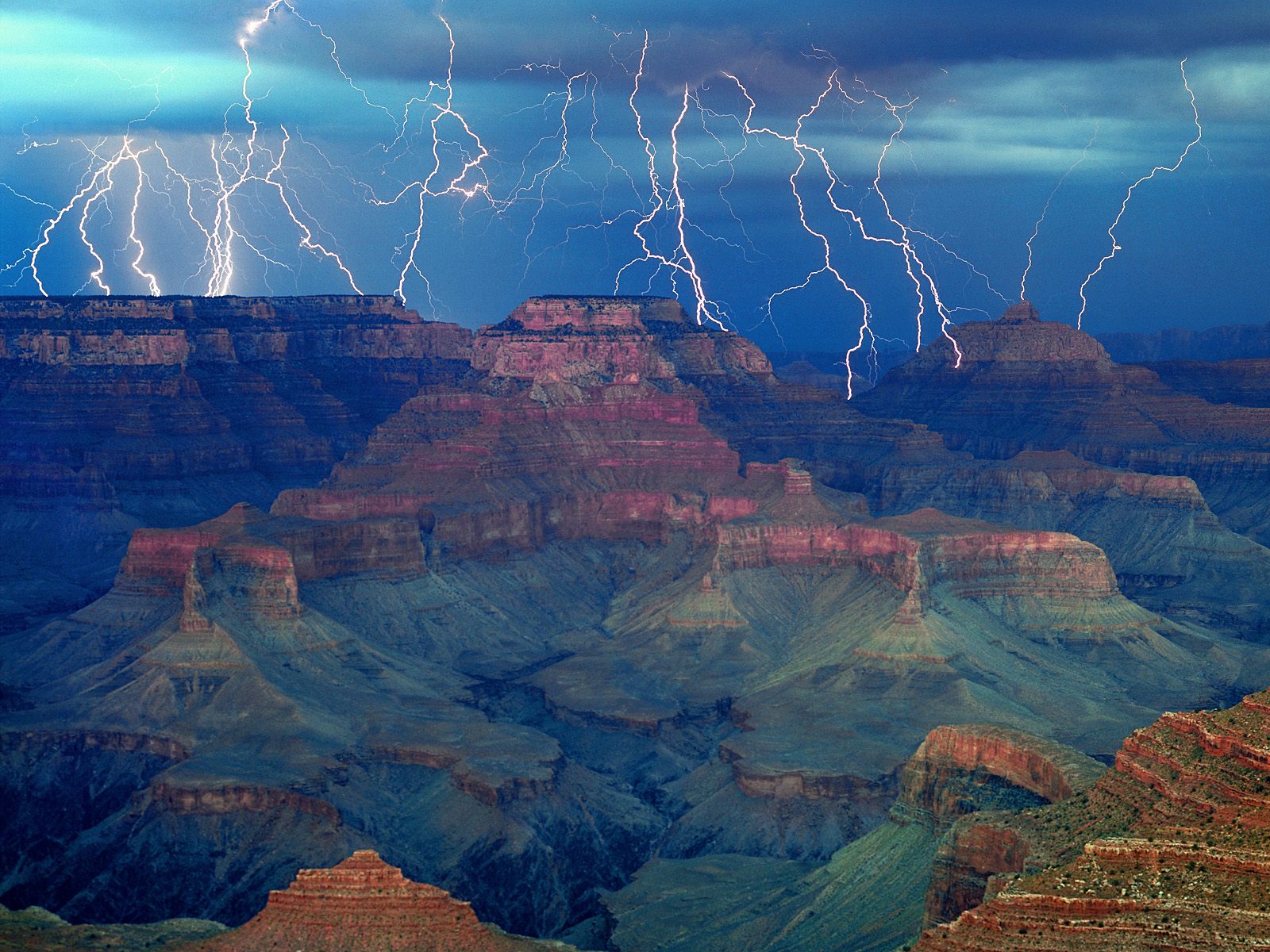 Wallpaper Severe Thunderstorm At The Canyon