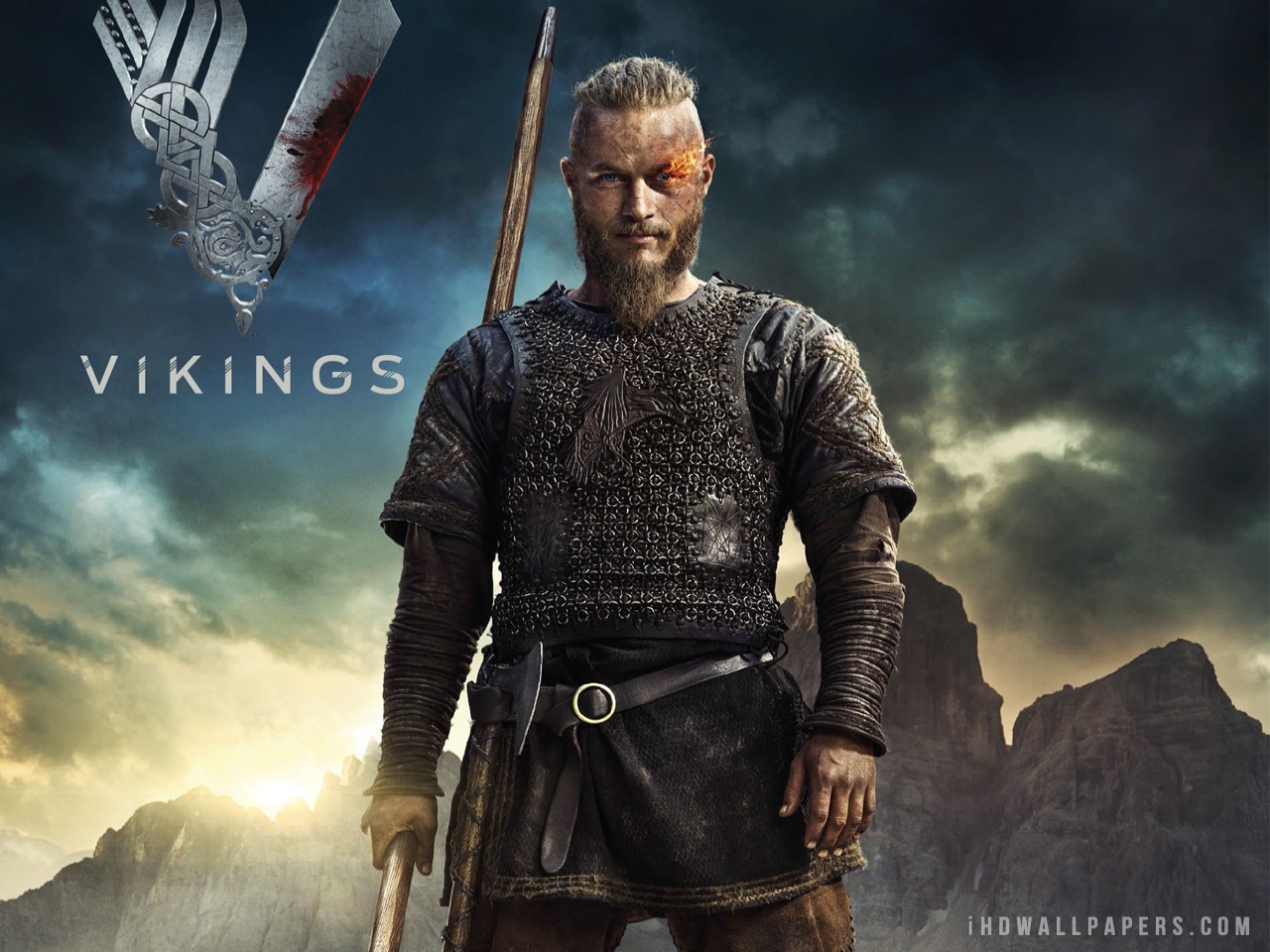 Ragnar Wallpaper Vikings Tv Series