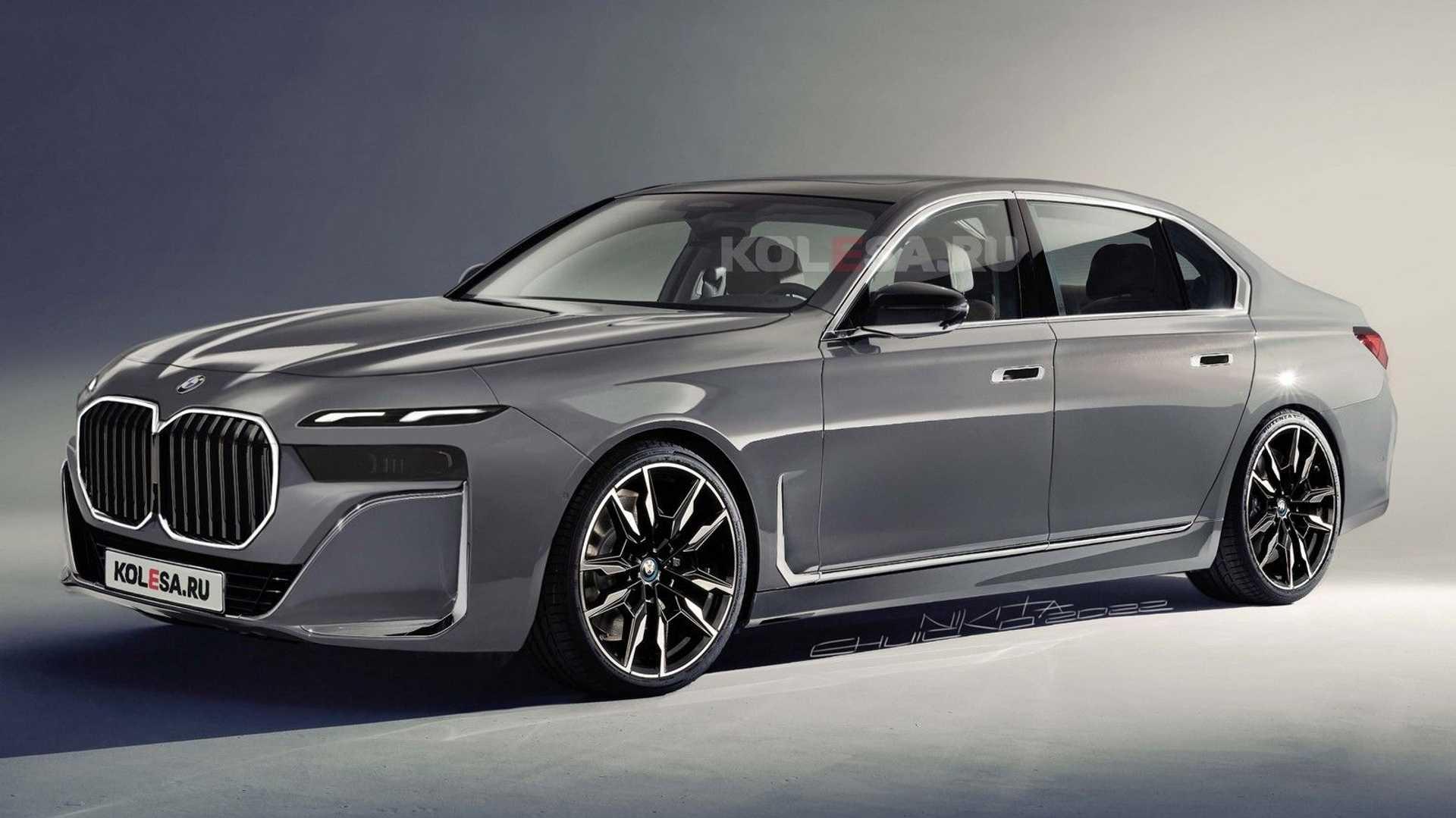 Next Gen BMW 7 Series Rendered Based On Teaser Images And Spy Photos