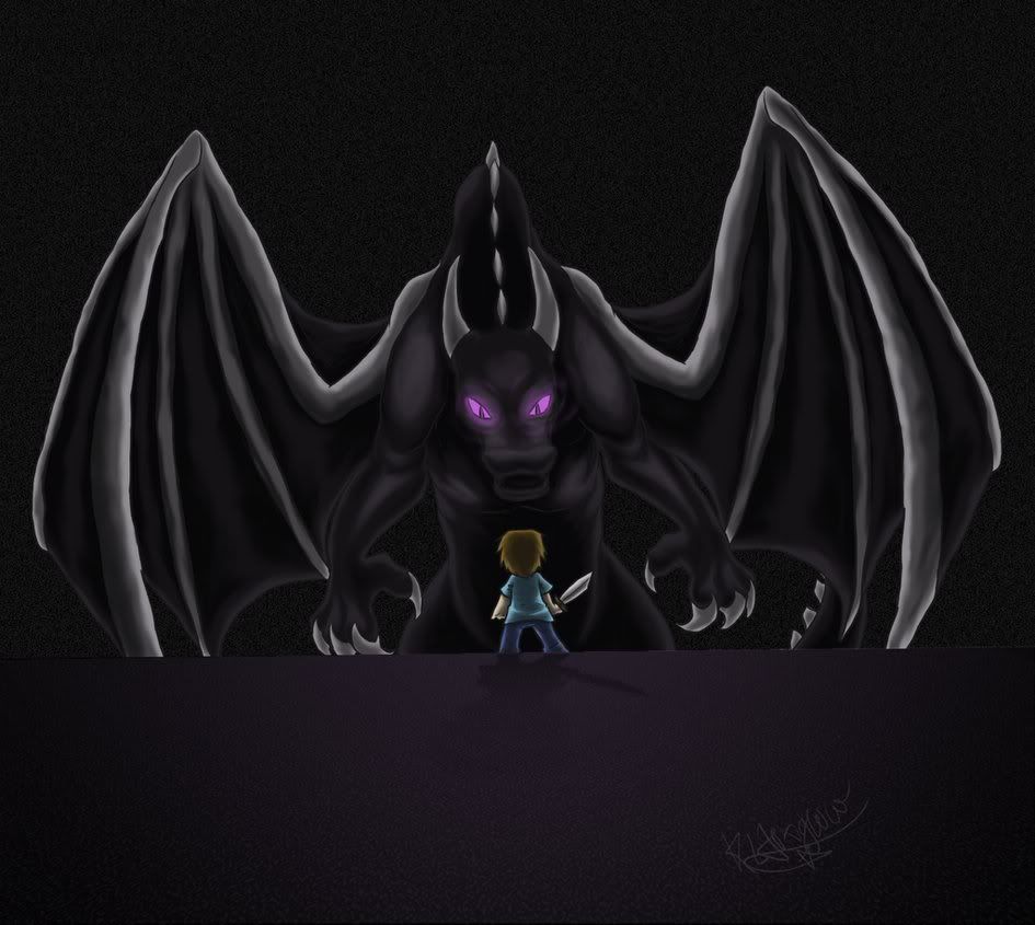 Minecraft Ender Dragon Wallpaper Top