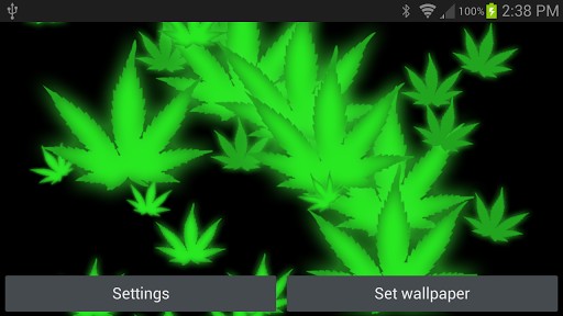 3d Weed HD Live Wallpaper App For Android