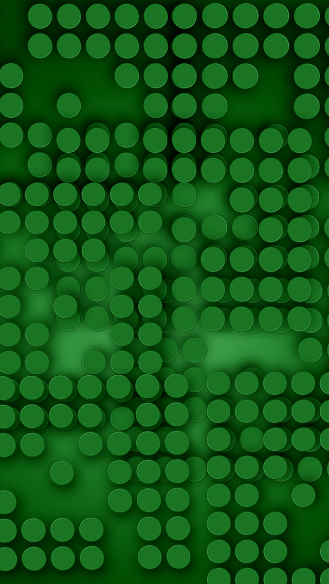 Green Bubbles iPhone wallpaper