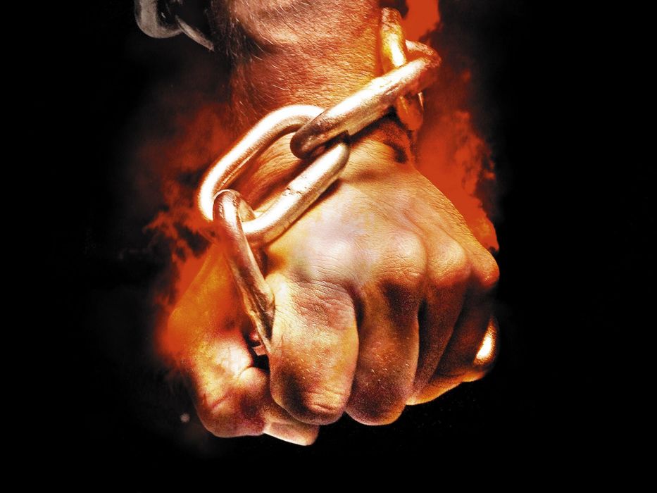 Styles Hand Arts Flame Chain Fist Black Fire Wallpaper