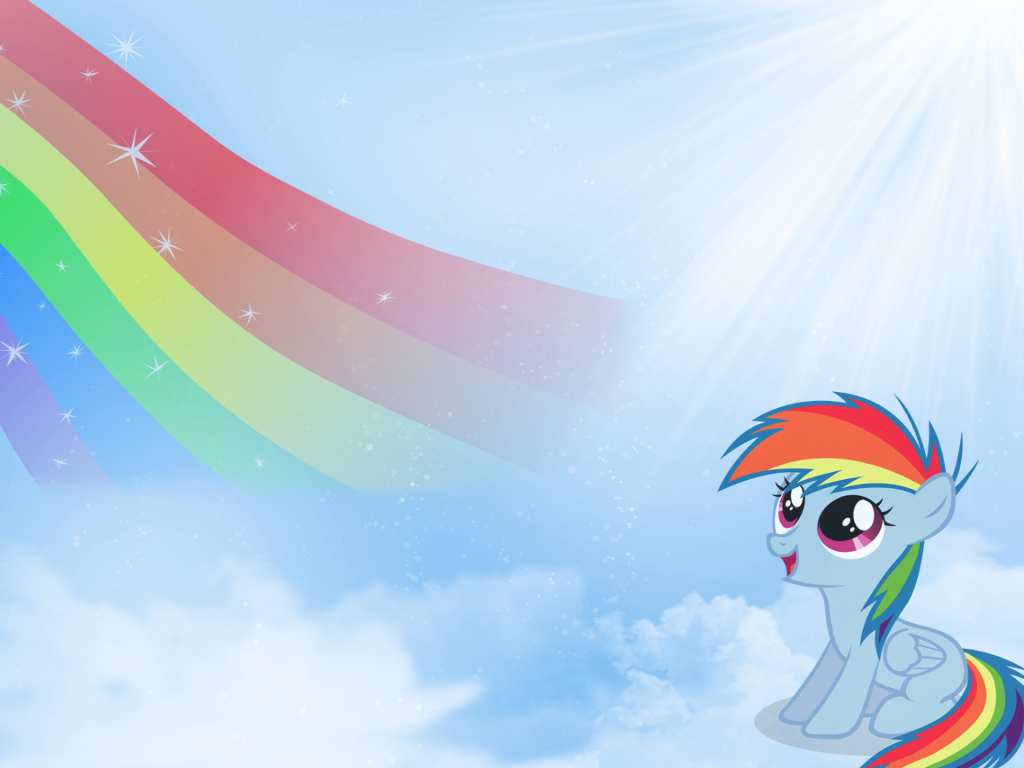 Cute Rainbow Dash Wallpaper By
