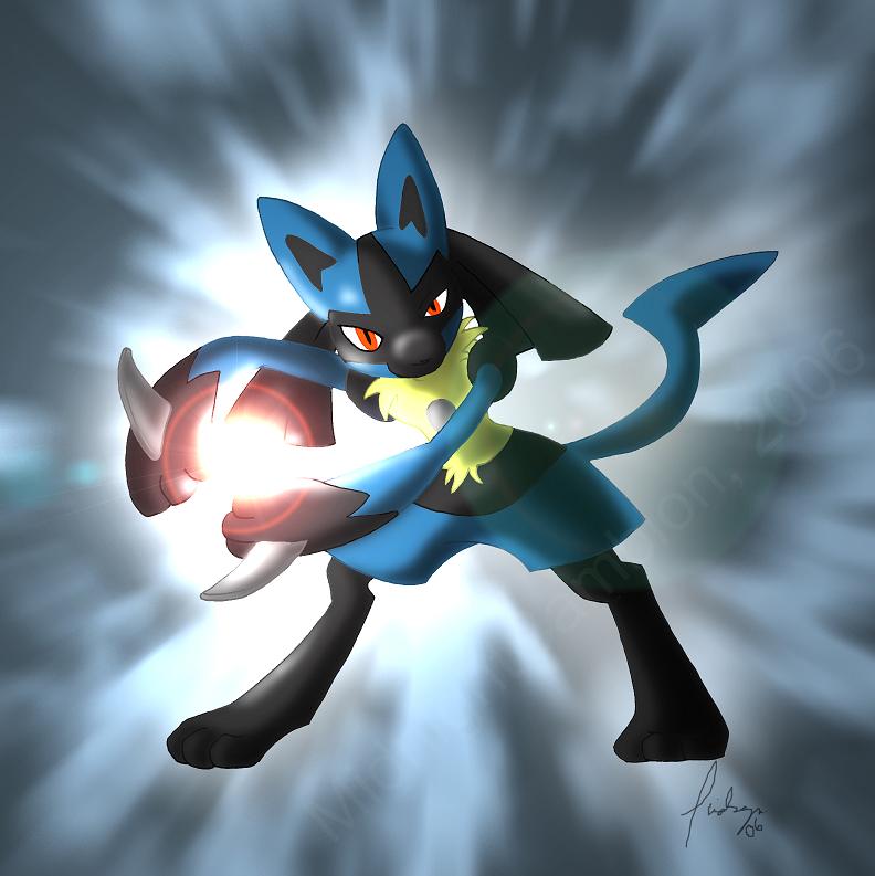 Lucario by MidnightCambion on