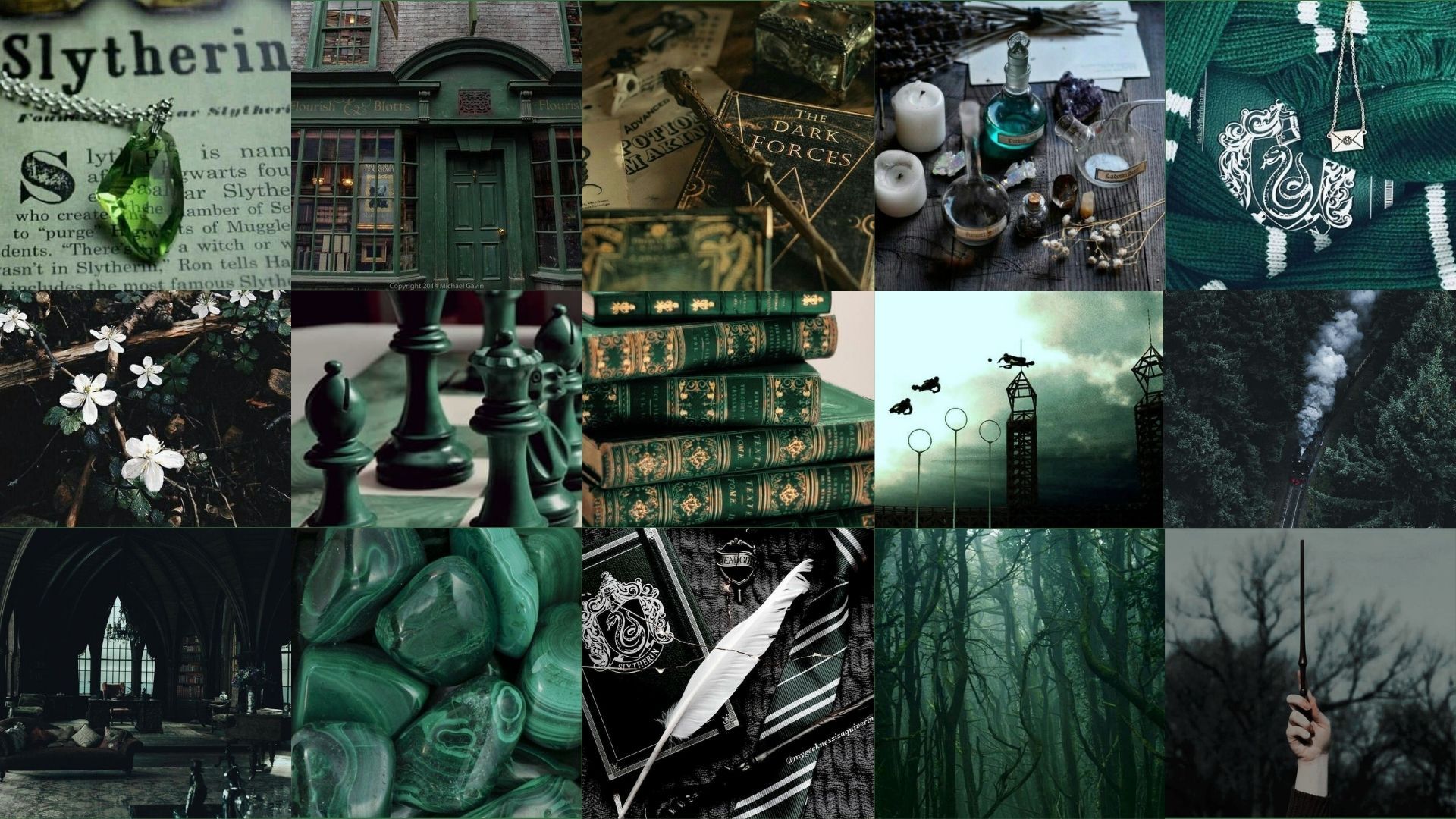 Harry Potter Wallpaper Hogwarts Slytherin