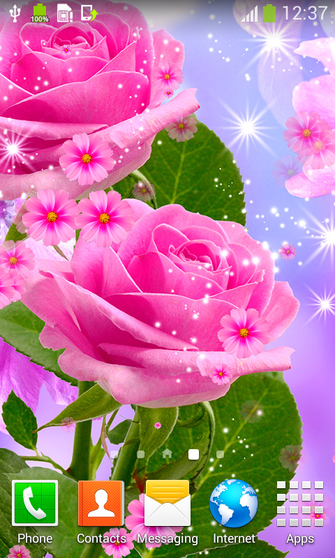 Glow Flower Live Wallpaper For Your Android Phone