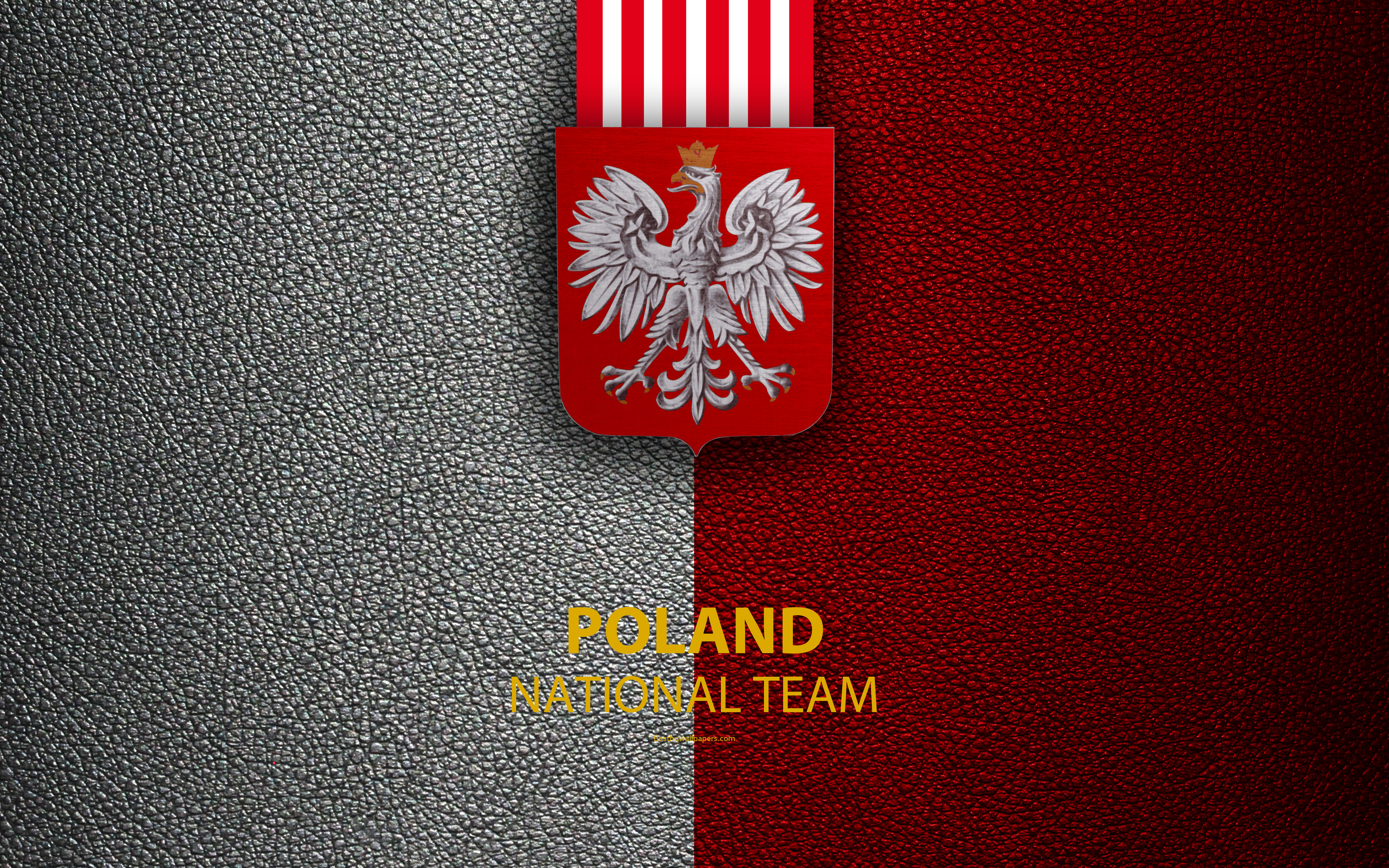 Wallpaper Poland National Football Team 4k Leather