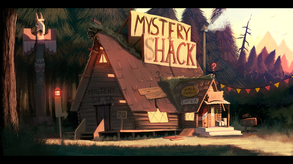 Gravity Falls   Mystery Shack finished painting by DFer32 on