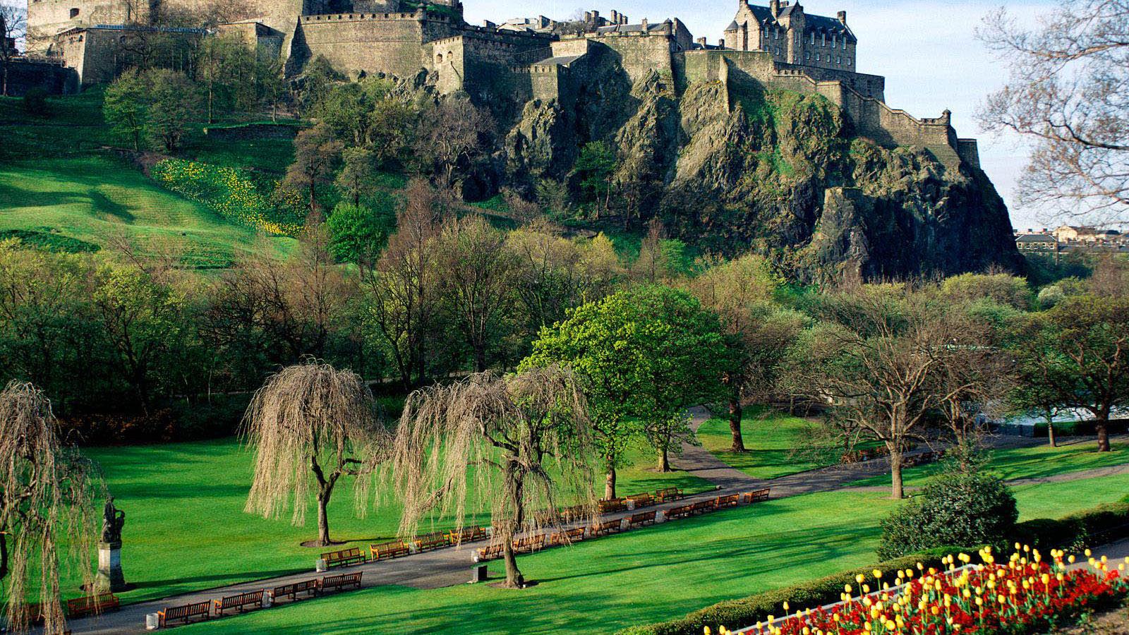Wallpaper Edinburgh Castle Scotland X