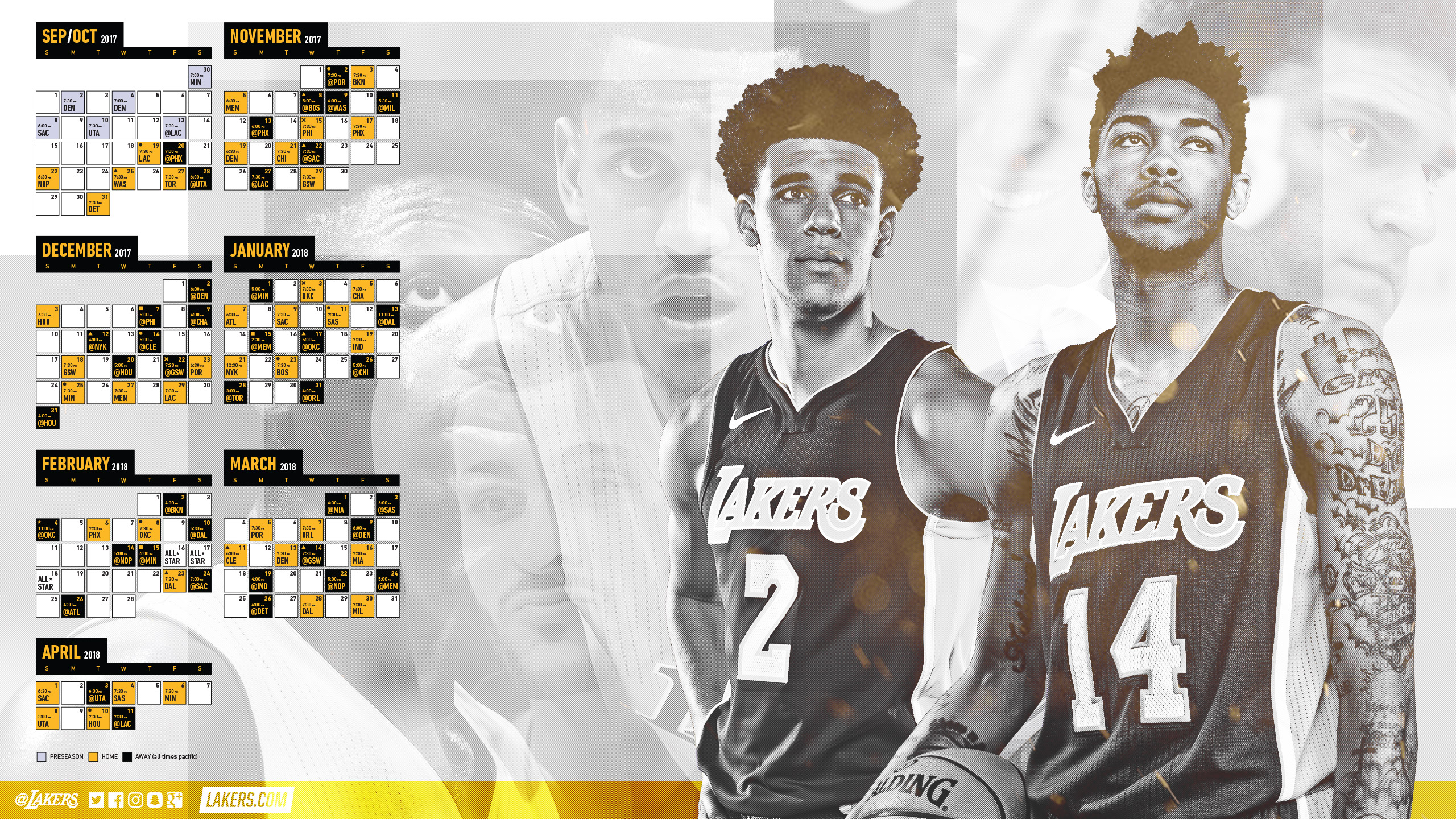 Lakers Wallpapers and Infographics Los Angeles Lakers