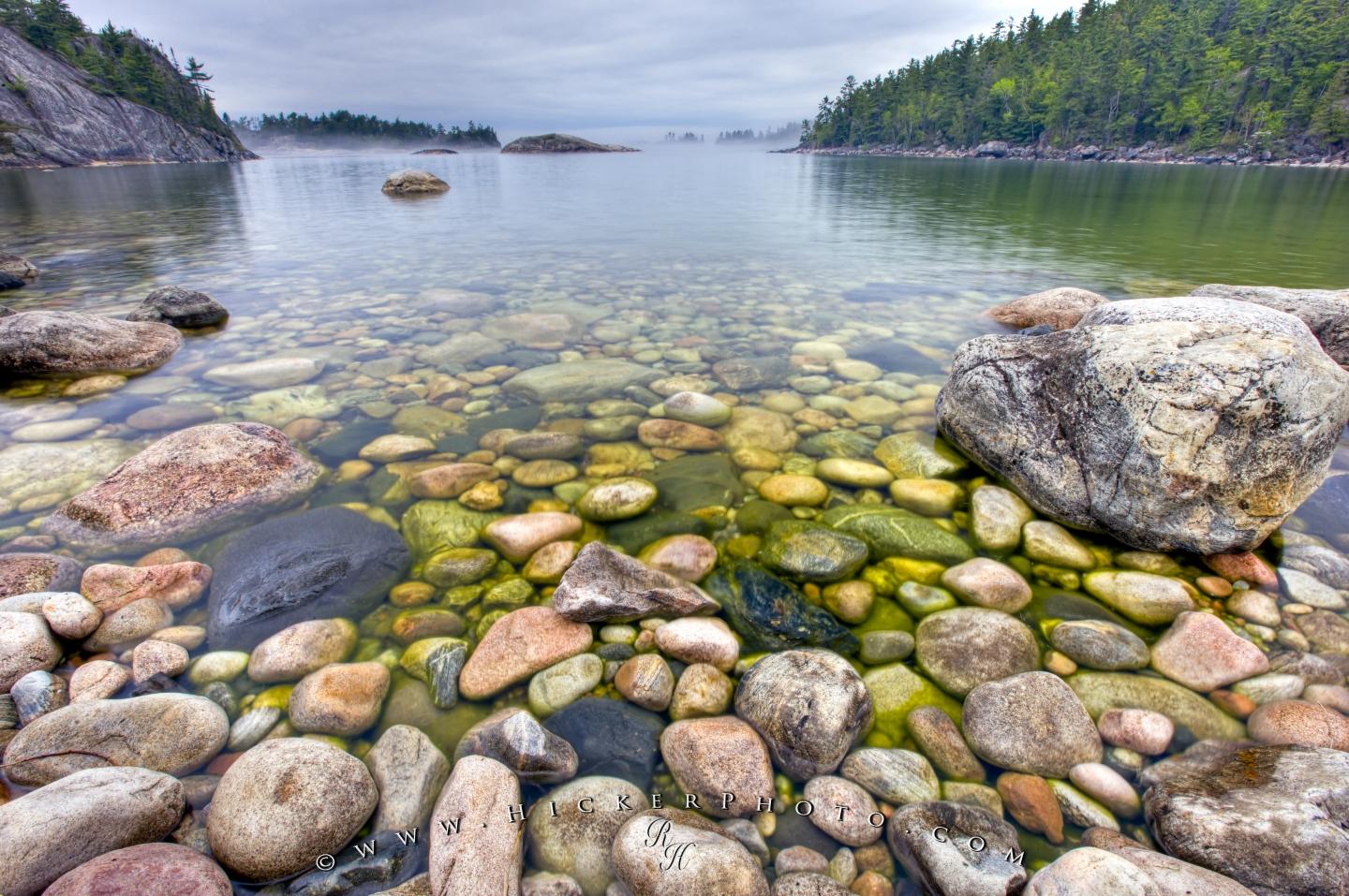 Lake Superior Reveals The Rocky Shoreline Of Sinclair Cove In