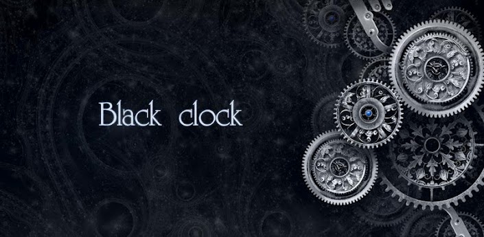 Black World Time Clock Live Wallpaper Lite Android Club4u