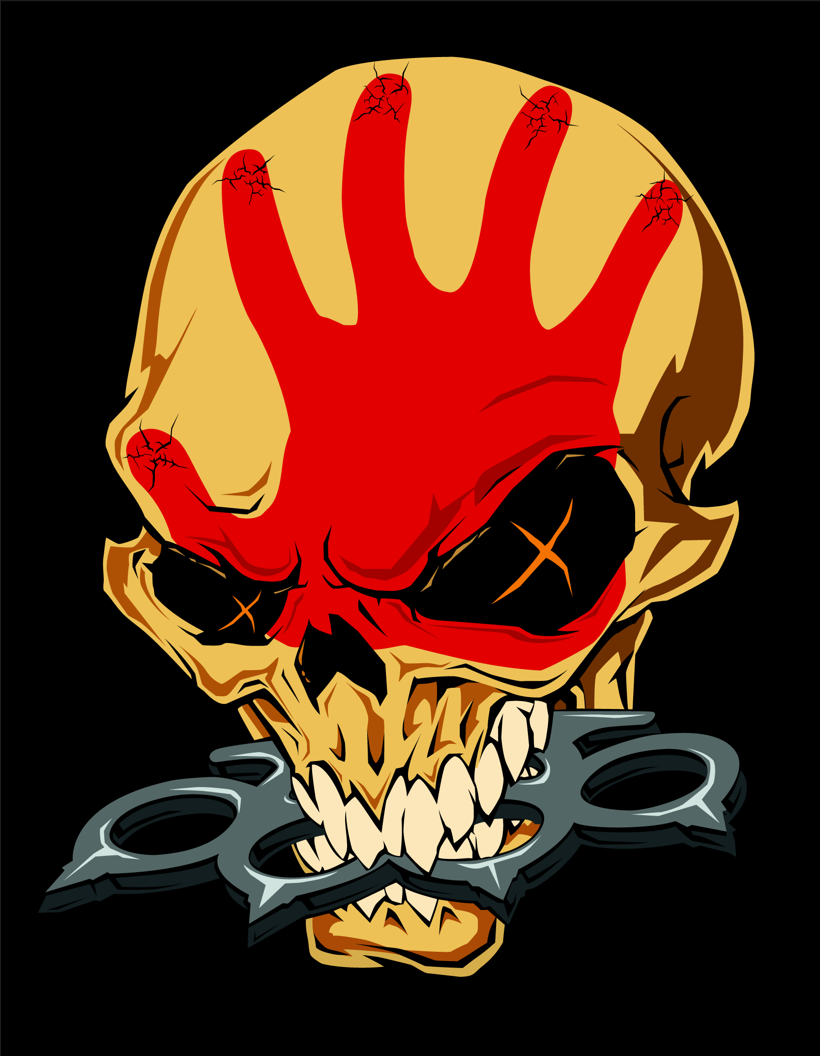 Five Finger Death Punch Skull Psd By Johnravenwolf