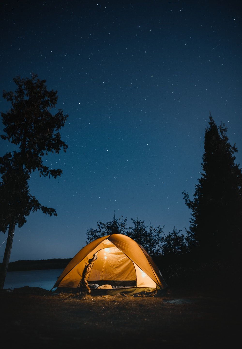 Tent Camping Wallpaper Top Background