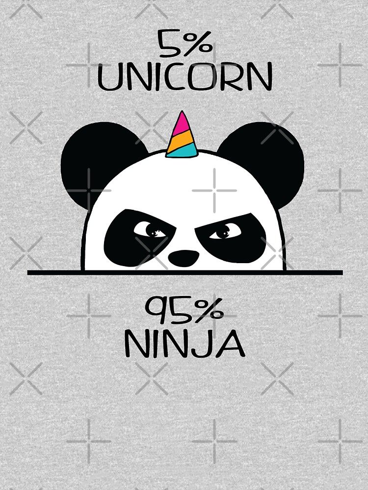 Unicorn Ninja Panda T Shirt By Jandsgraphics Aff Affiliate