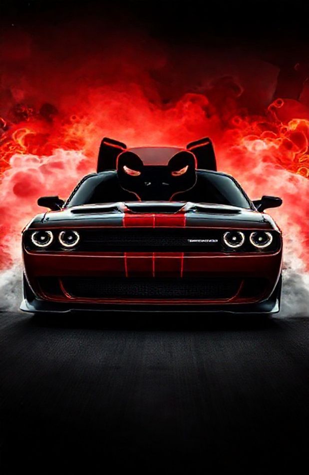 Dodge Hellcat Logo Wallpaper