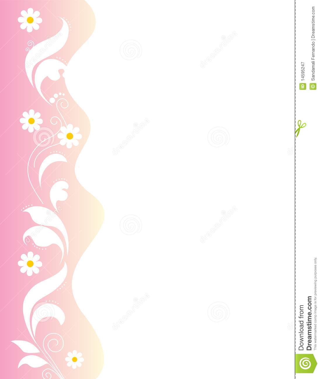 pink flower wallpaper border