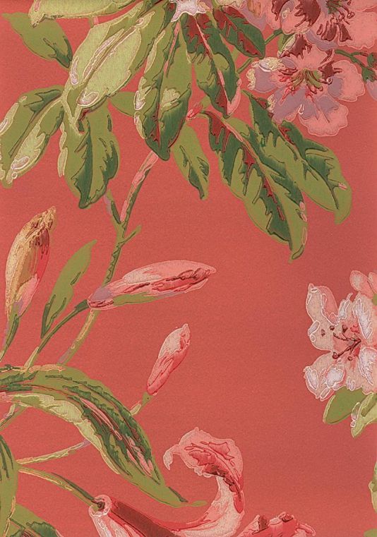 Wallpaper Large Floral Patterns Design