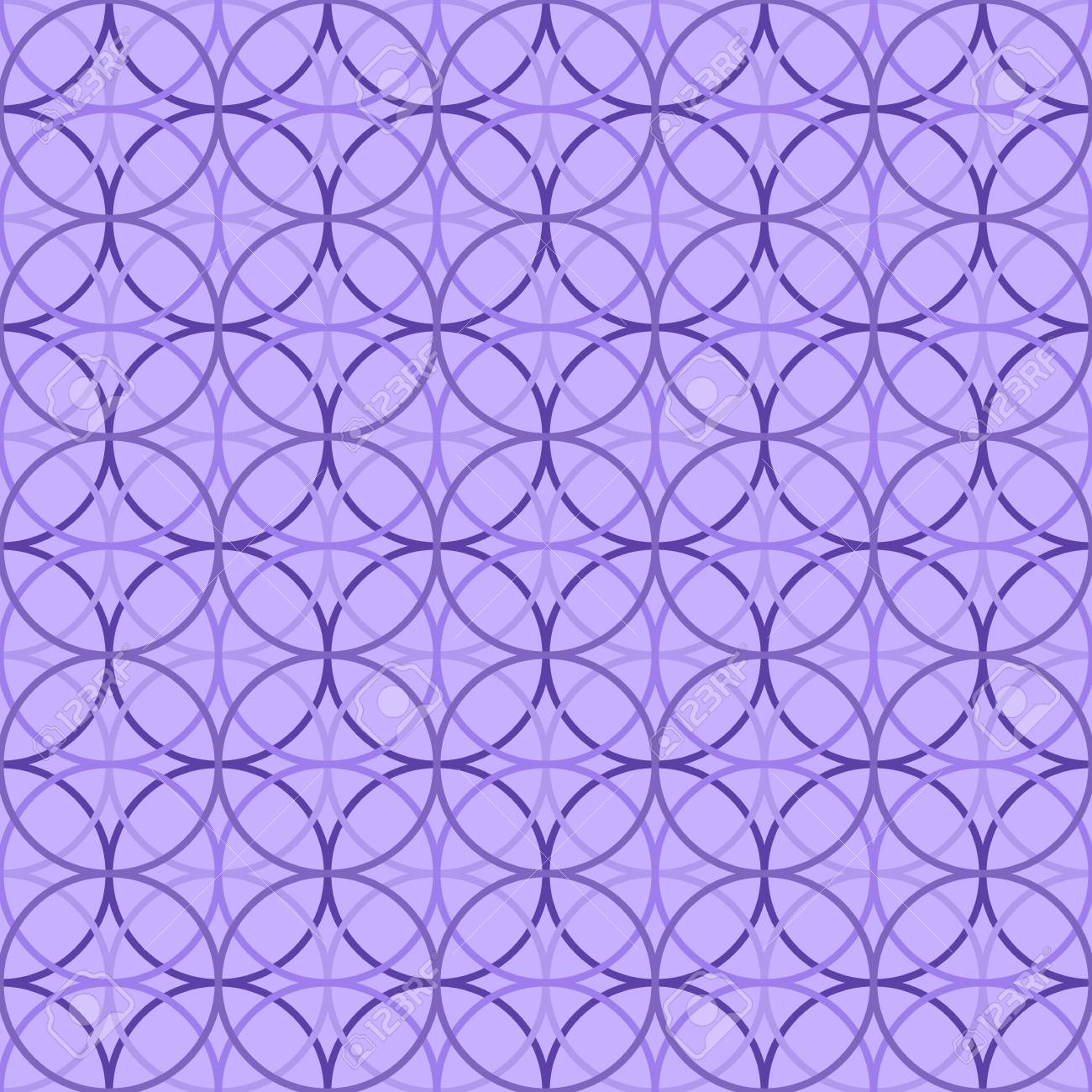 Seamless Geometric Pattern Abstract Circle Background Purple
