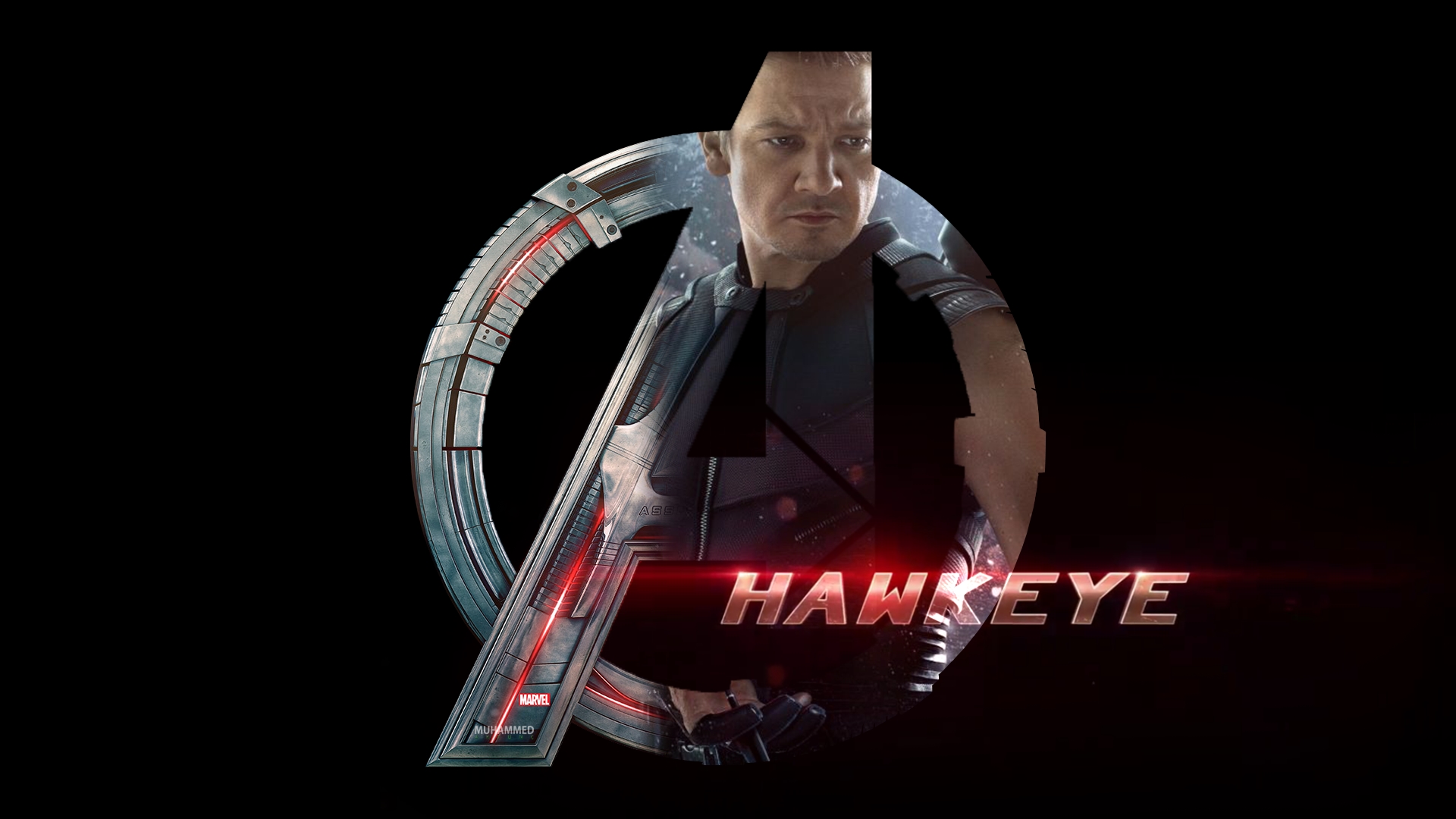 Marvel Avengers Hawkeye HD Wallpaper