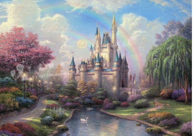 large mural wallpaper HD wallpapers Dream Castle Personalized murals 758x532