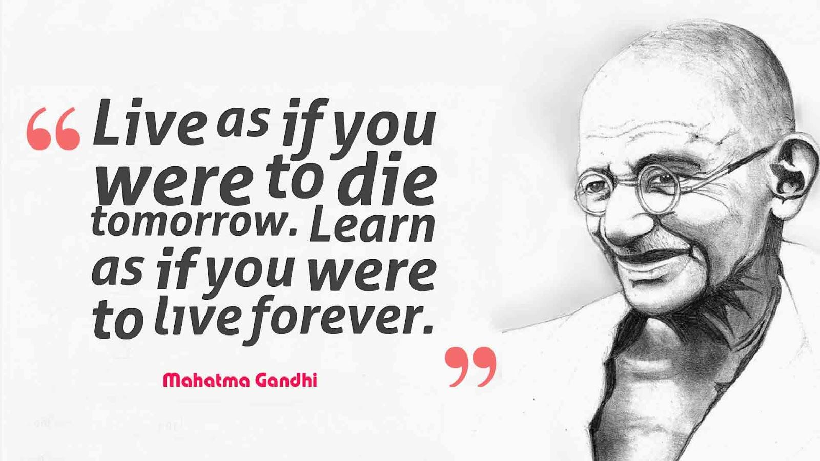 Gandhi Jayanti Image HD 1080p Quotes Mahatma