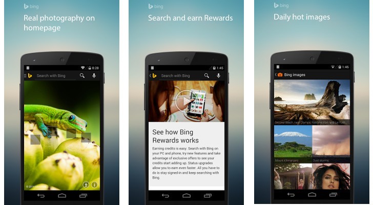 Microsoft Updates Bing Search For Android With New Built In Full