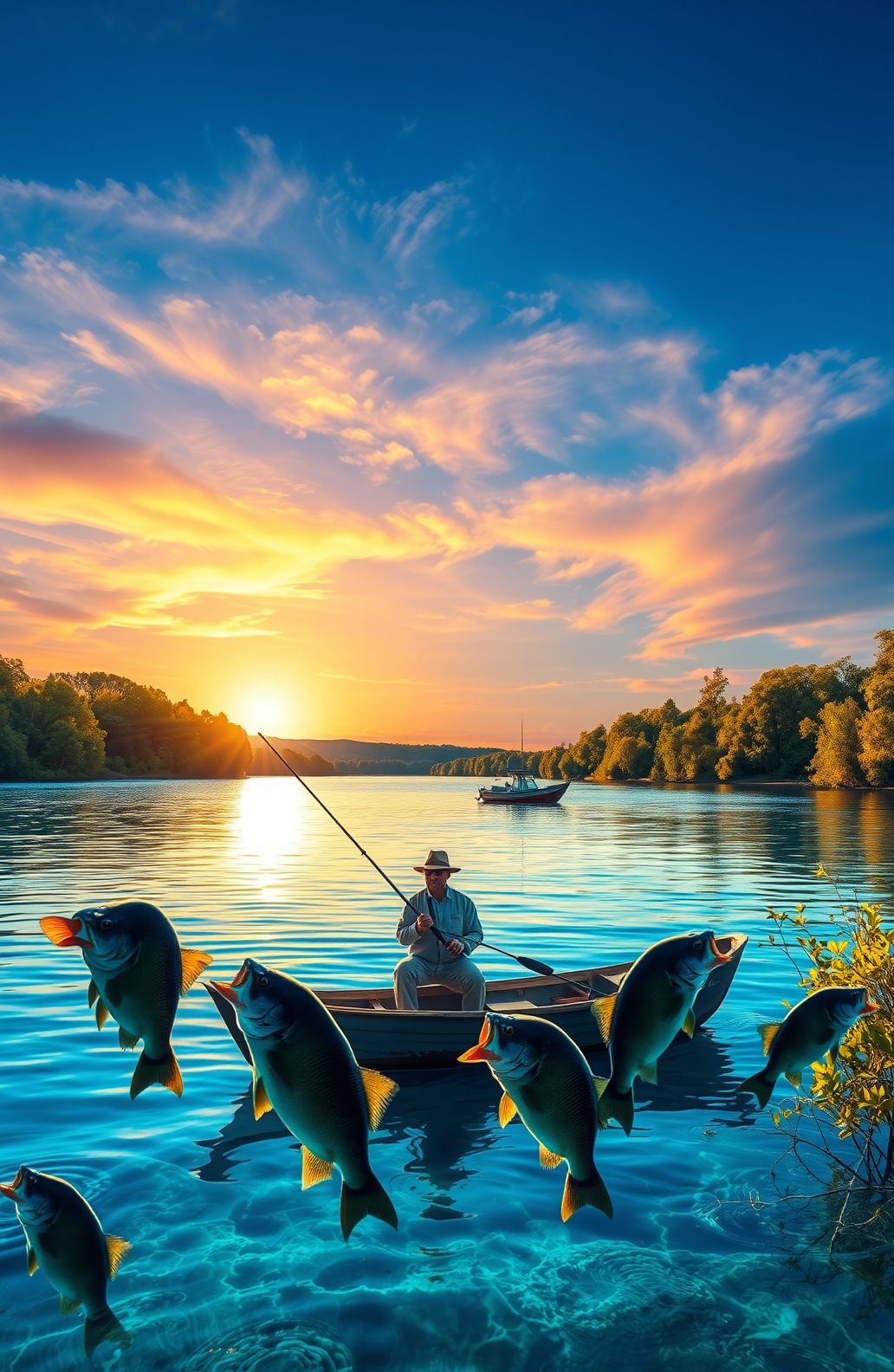 Bass Fishing Wallpaper
