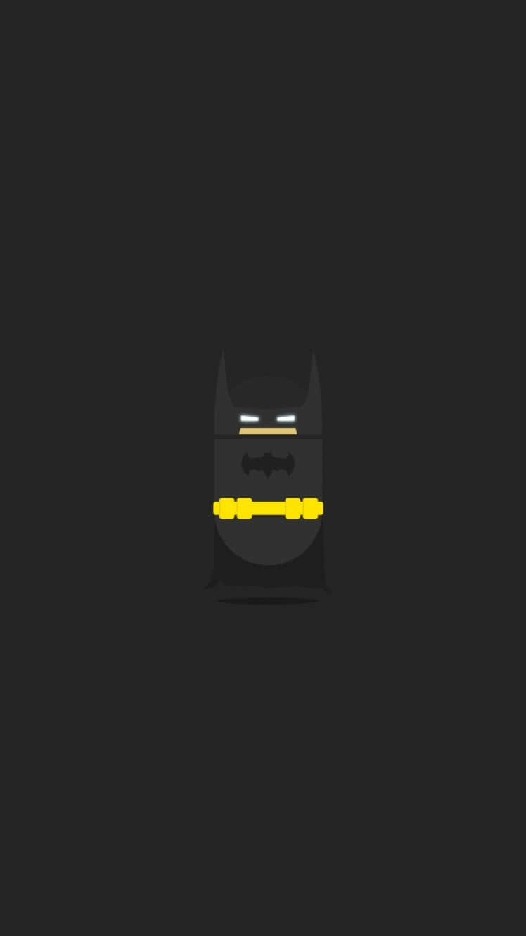 iPhone X Material Background Batman Wallpaper