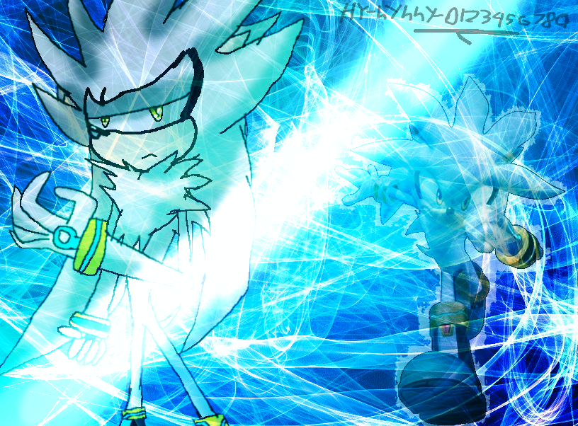 Silver the hedgehog wallpaper by HY hyhhy 0123456789 on deviantART