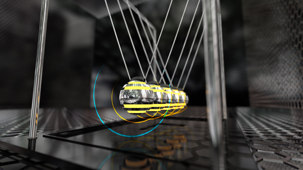 Evolution Of Newton S Cradle 4k And Full HD By Dario999 On
