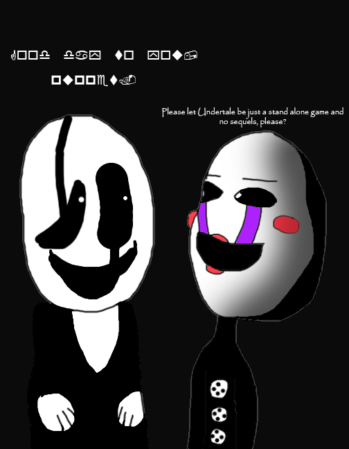 Gaster And The Puppet By Toad900